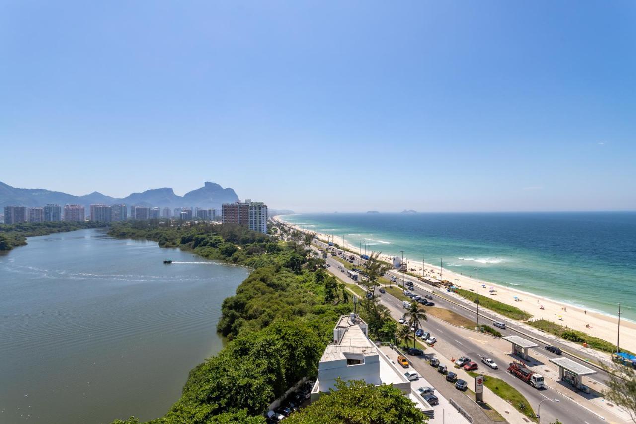 Vista De Cinema Do 19 Andar Da Barra Da Tijuca - Portaria 24h, Estacionamento, Wi-fi 35mbps, Ar Condicionado - Banheiro Recem Reformado Appartement *